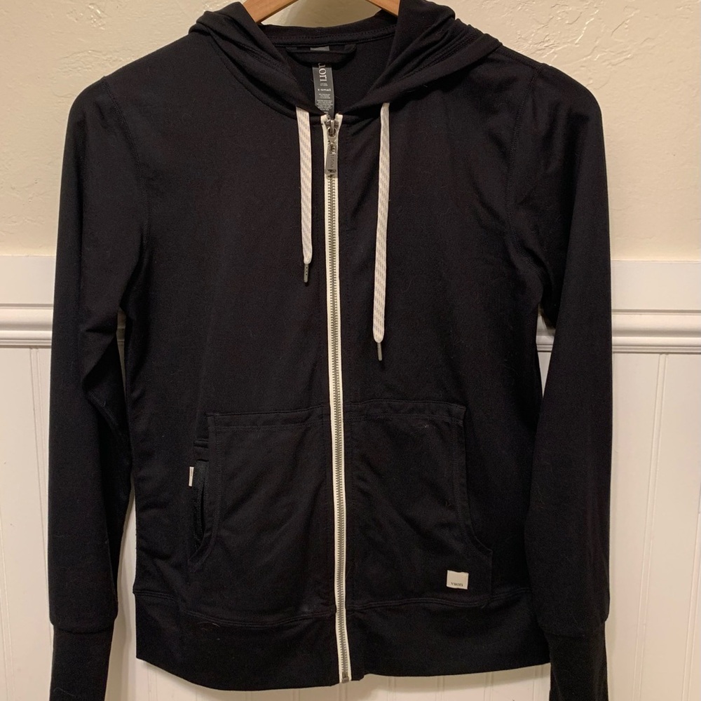 Women’s Vuori Black Full-Zip Hoodie Sweatshirt